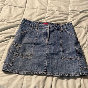 Massimo cargo Jean skirt.  Size 9.